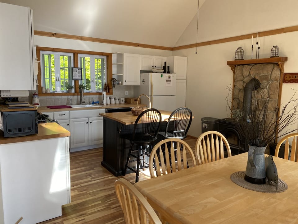 Gas Range, Dishwasher, Refrigerator, Keurig & Microwave.