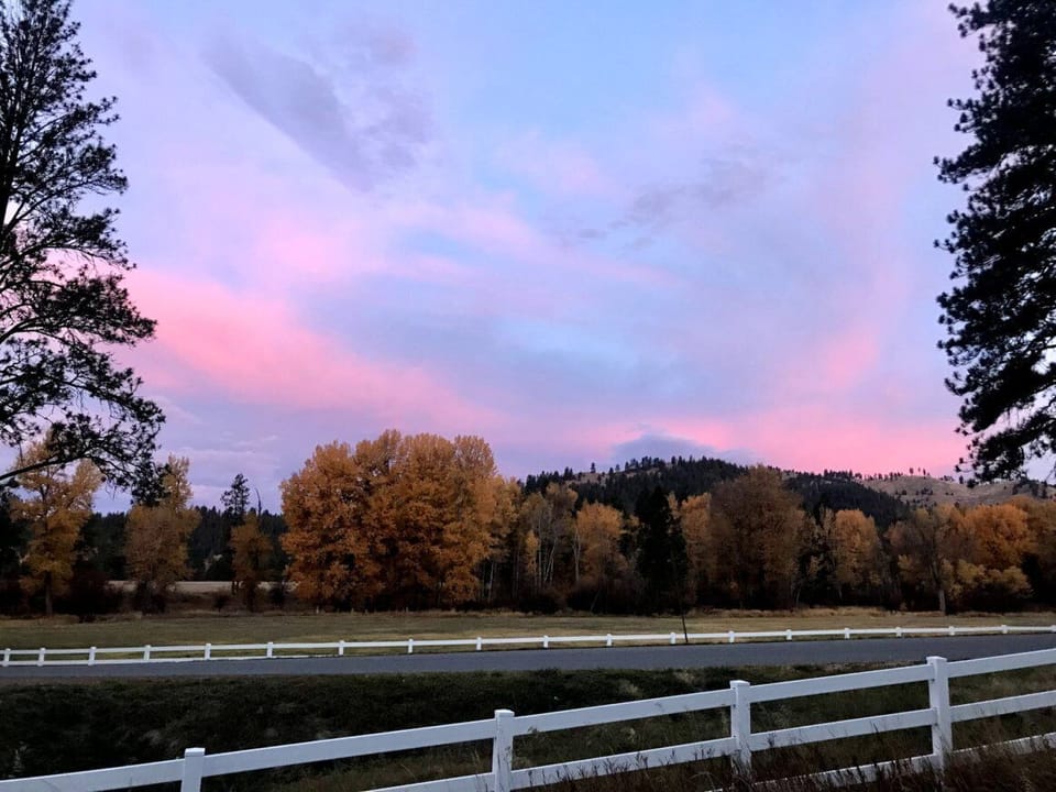 Fall views up Grant Creek Trail