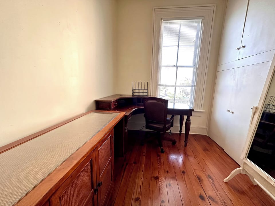 Office space on second level, off the bedroom.