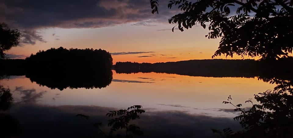 Beautiful sunsets on Long Lake