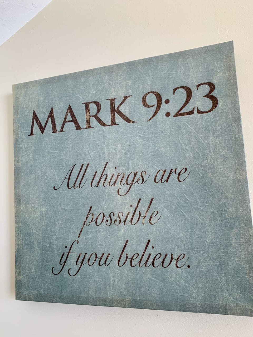 Anything is possible! If you believe ! 