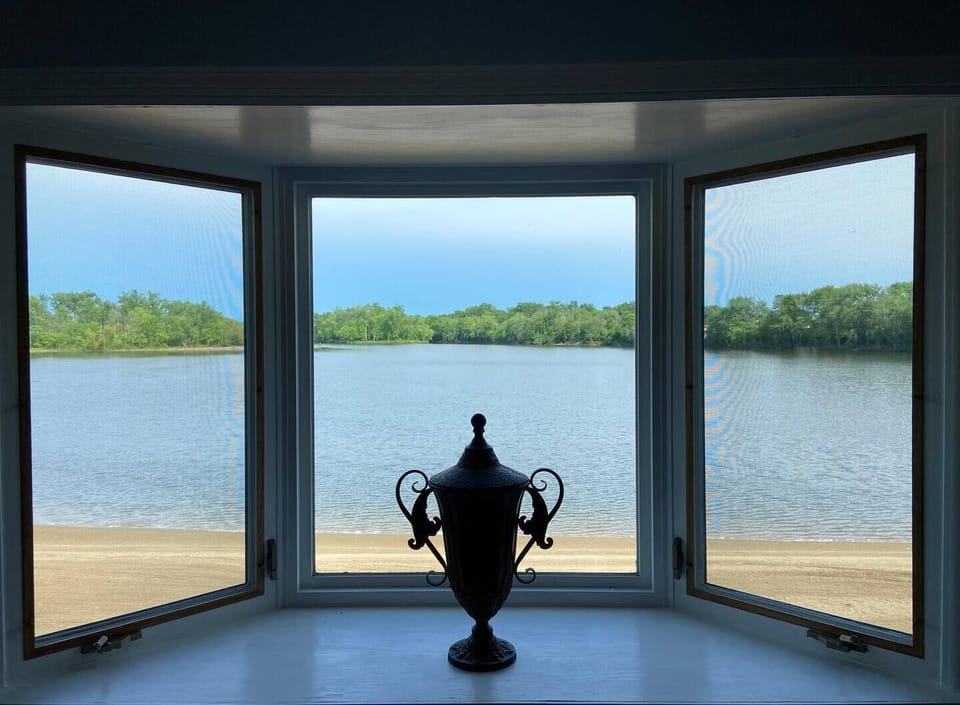View of Lake from the Living Room