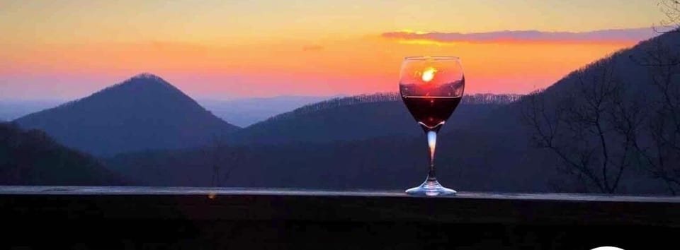 Sunset over Sharptop Mtn