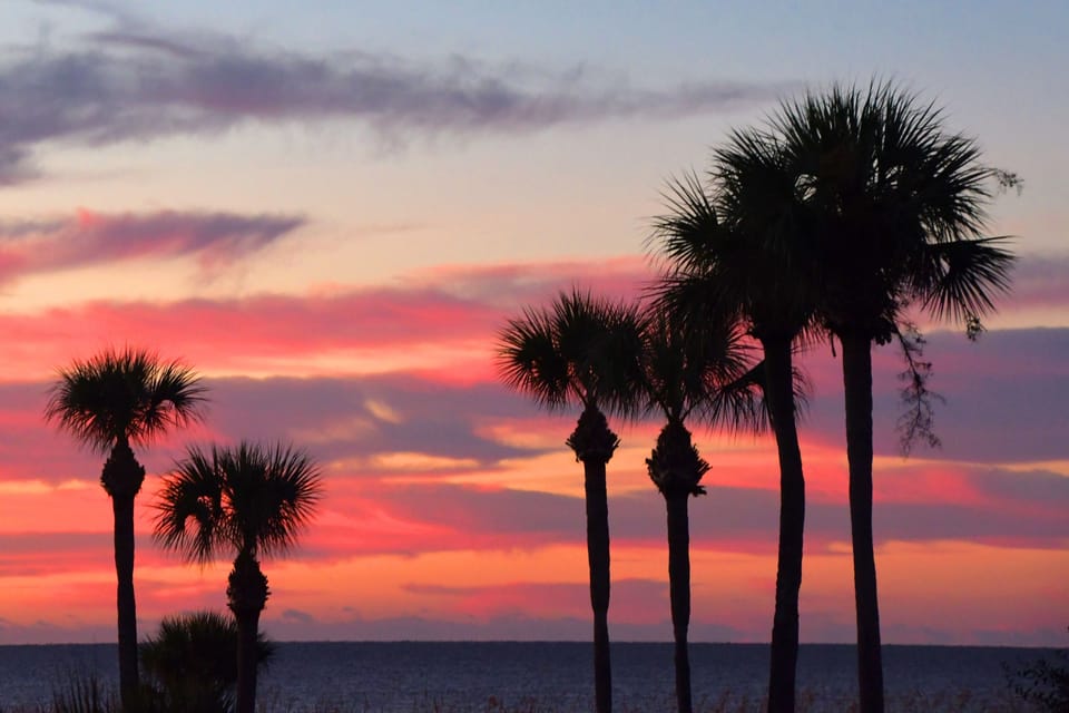 Or the magnificent sunsets in the evenings