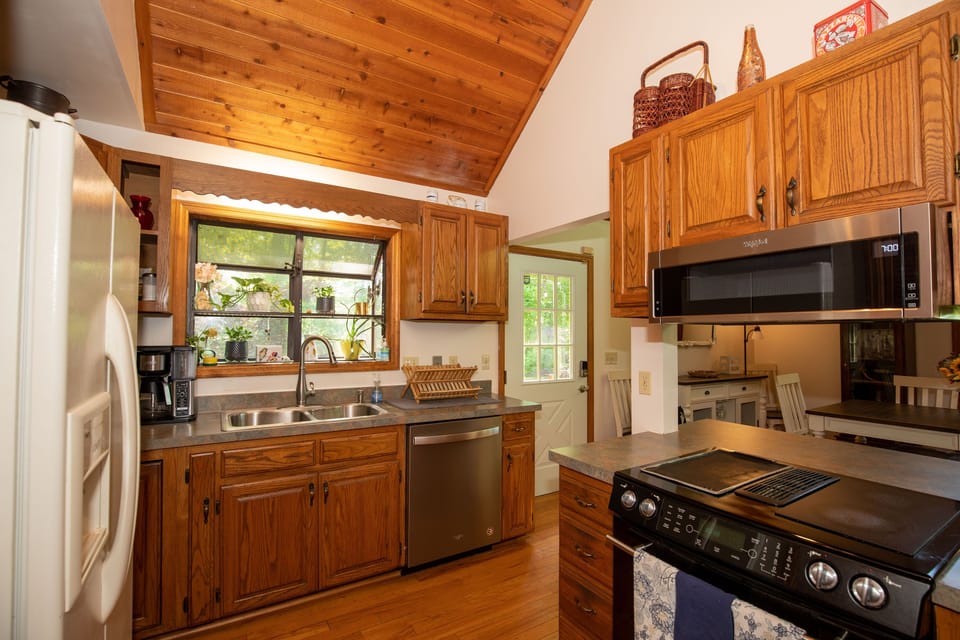 Fully stocked kitchen