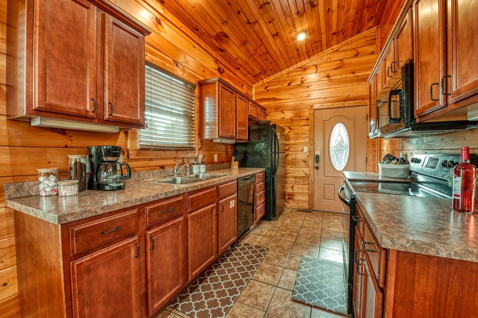 Fully stocked kitchen