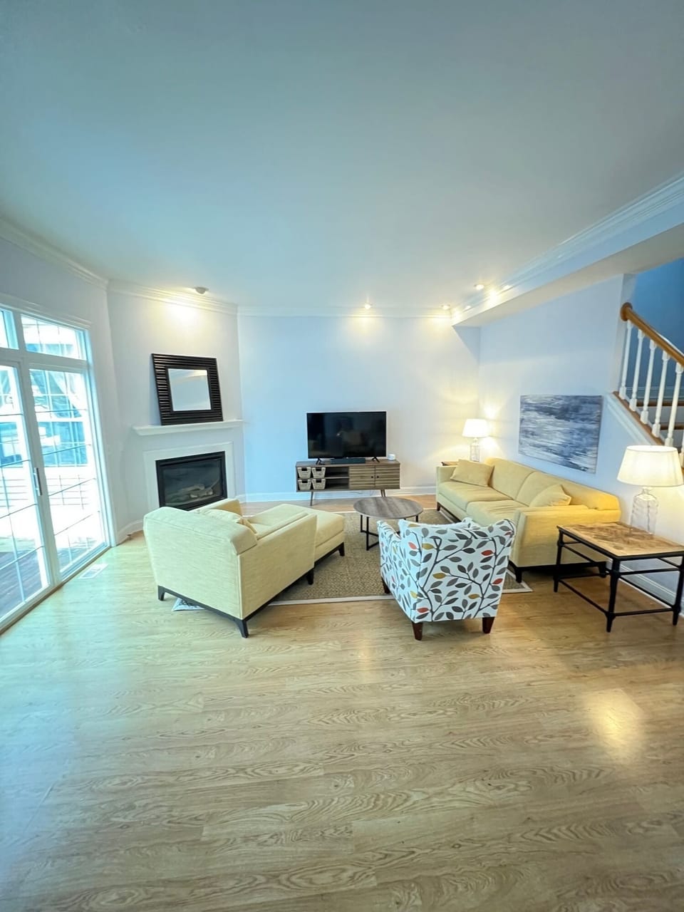 Living Room with Gas Fireplace