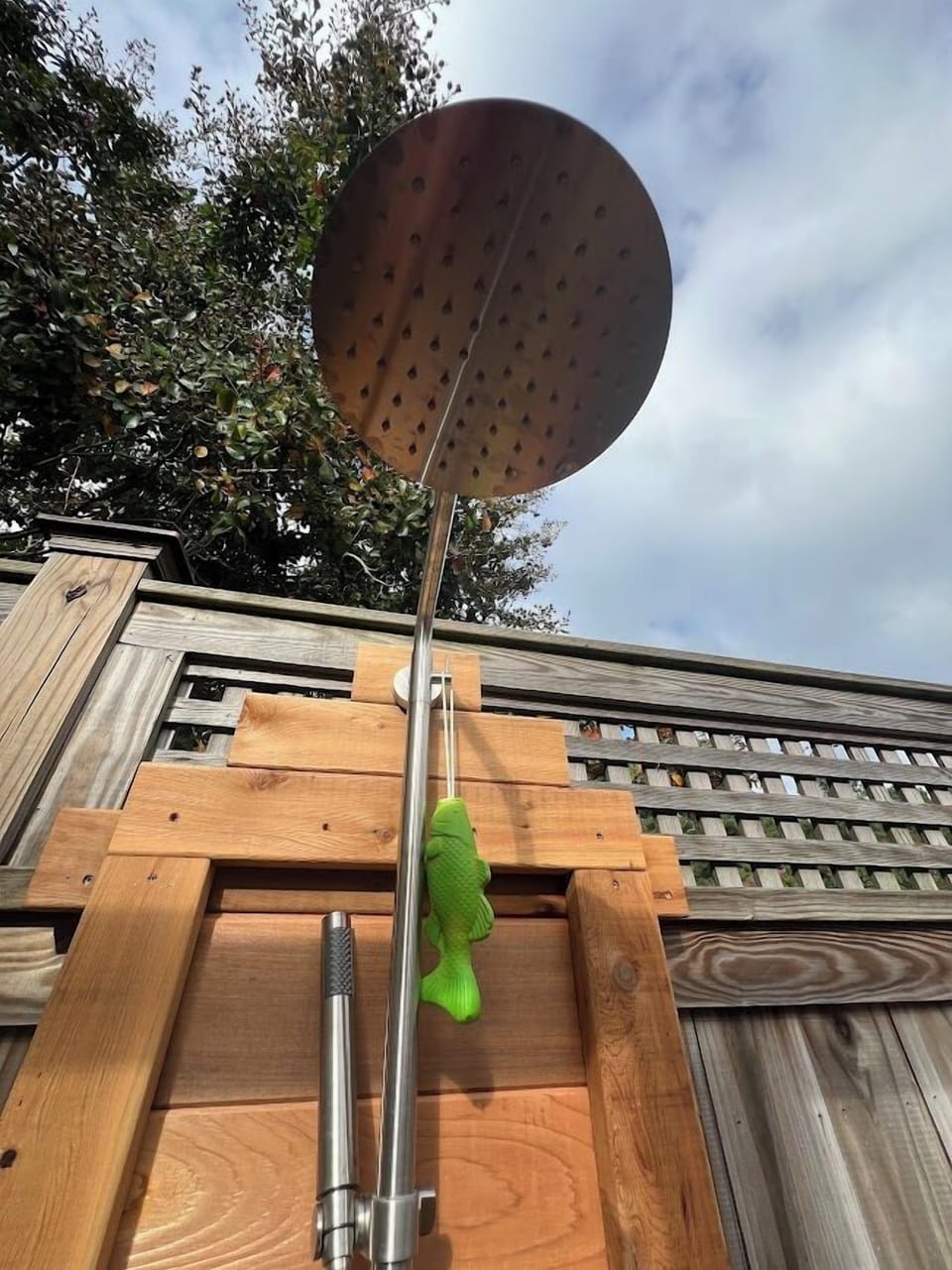 Our guests love the private outdoor shower