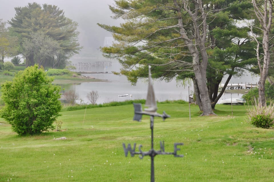 Cape Neddick river views from deck