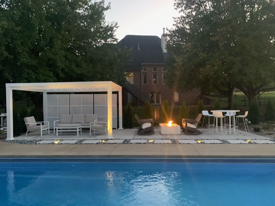 new outdoor patio
