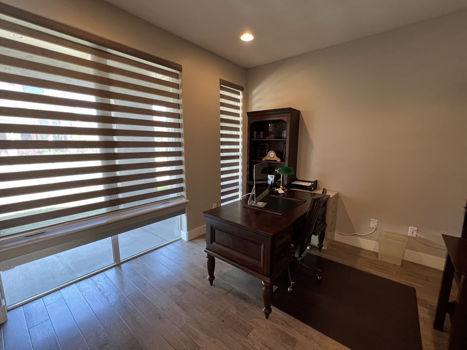 Office right off the front door on the main floor