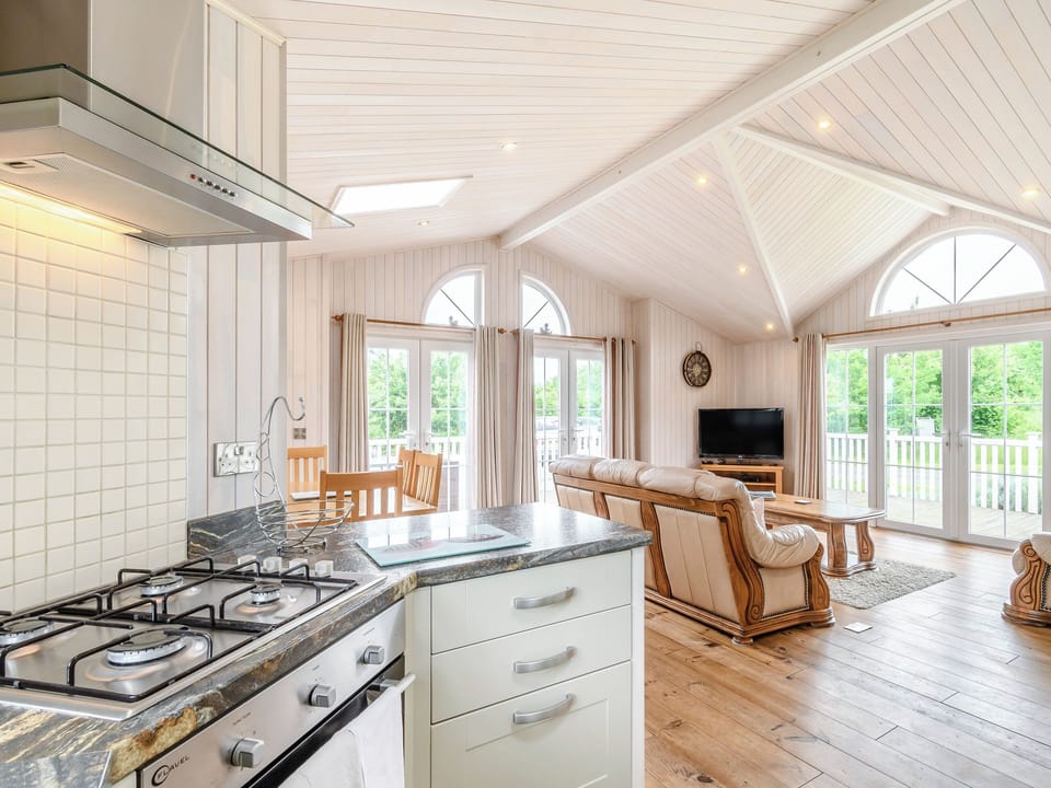 Open plan living space | Acacia Lodge, Mercia Marina, Willington
