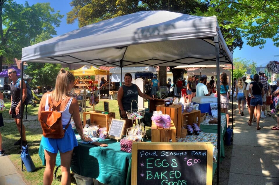 Farmer's Market downtown Sandpoint.