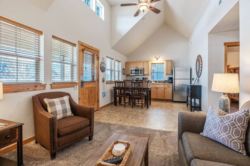 Larger open floor plan.