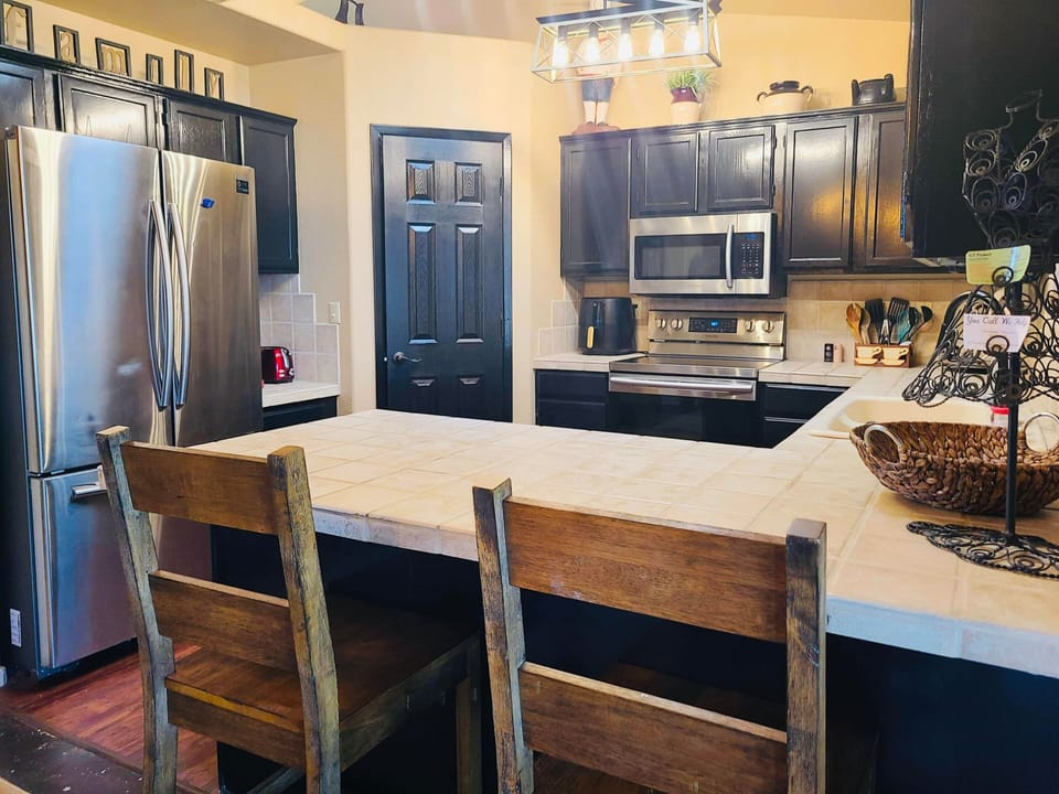 Kitchen area.