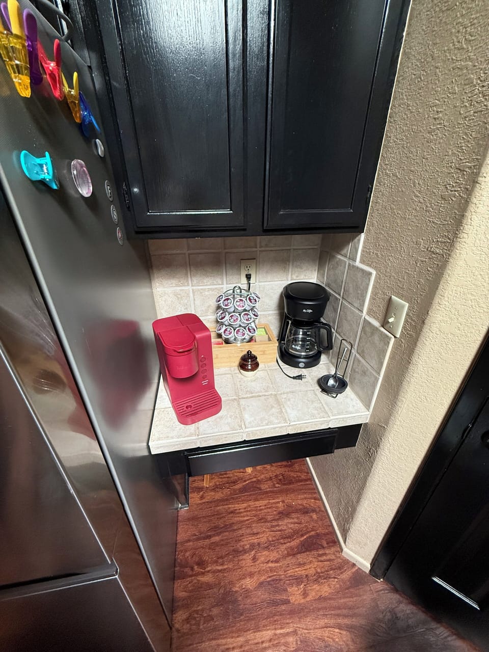 Coffee Nook equipped with your coffee and tea needs.