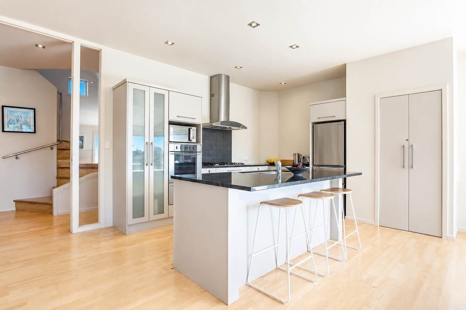 Open Plan Kitchen and Living Area with Breakfast Bar