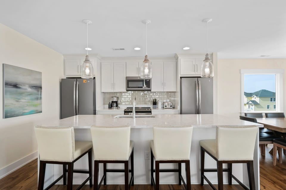 Kitchen with Ocean Views