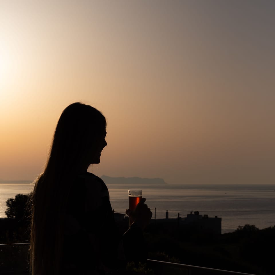 Watch the sun melt into the horizon after a refreshing dip in the pool.