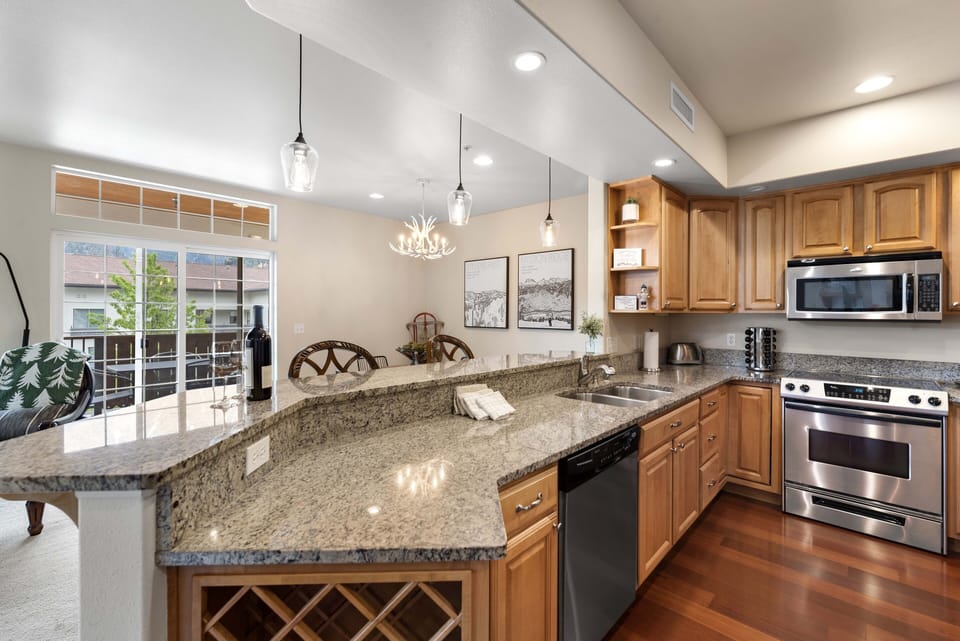 Stainless Steel Appliances, and Granite Counters