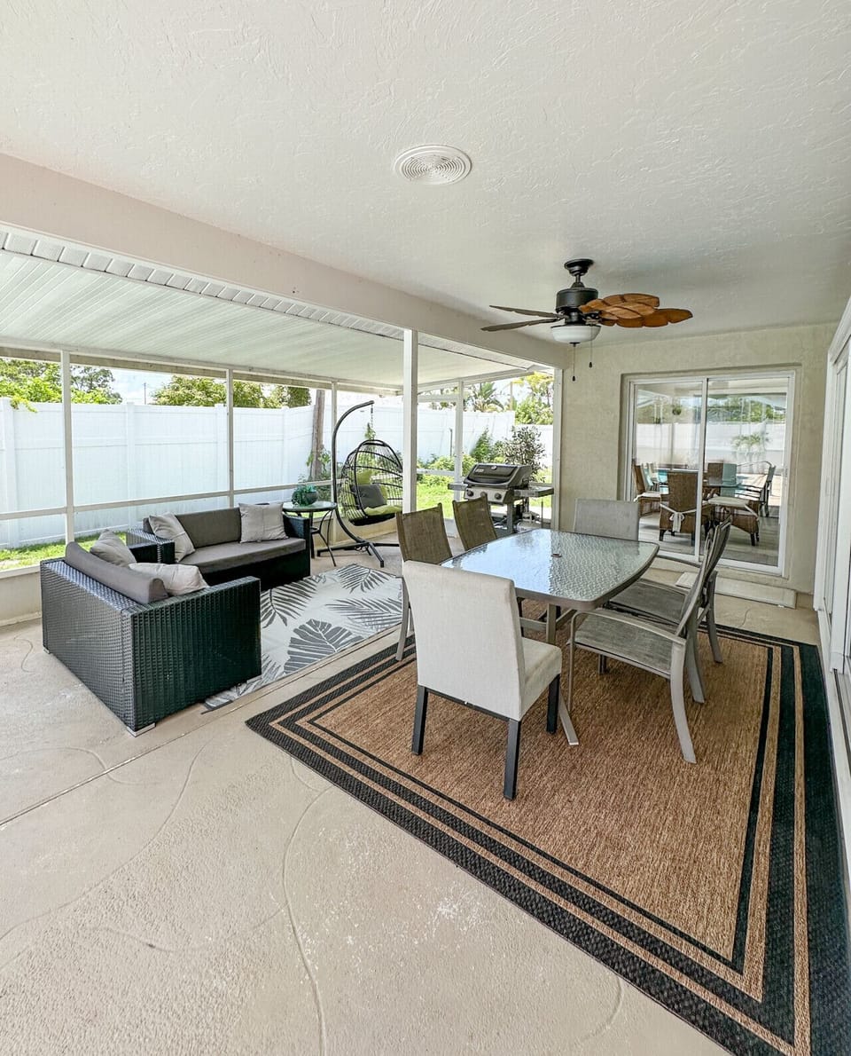 Covered patio
