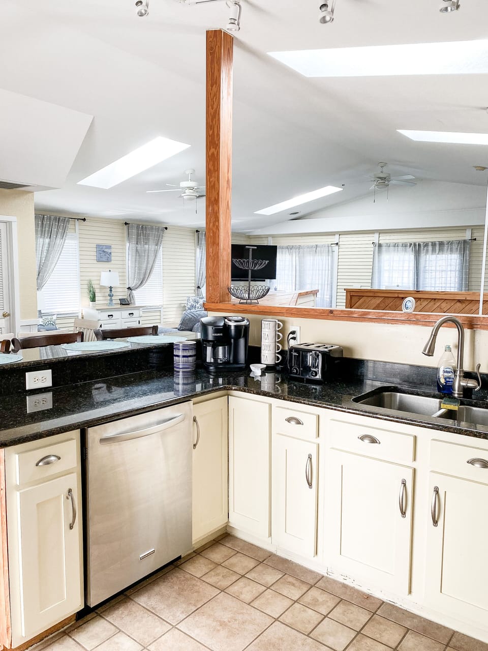 Upper level kitchen