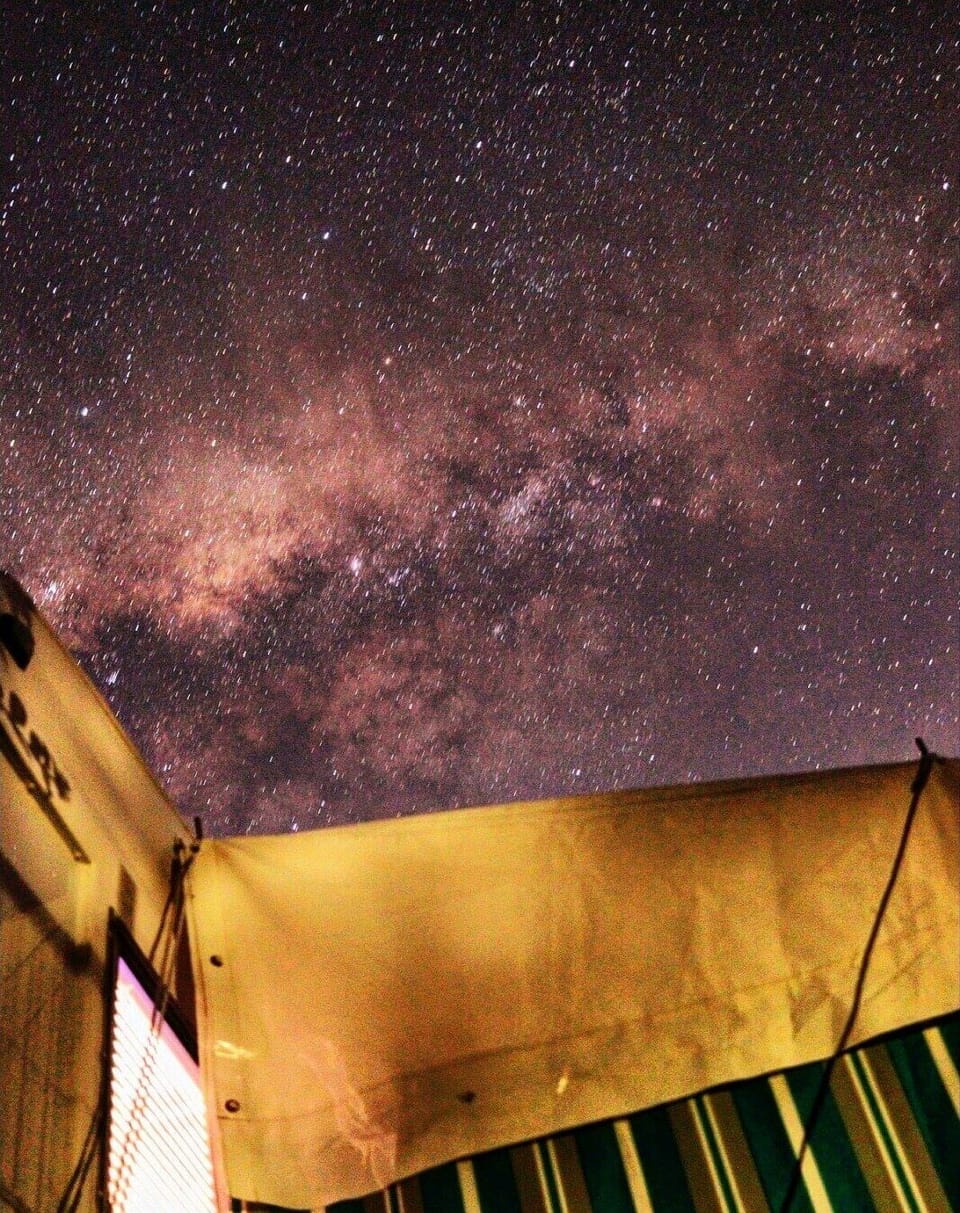 The stars at night are just amazing. This was taken by a guest