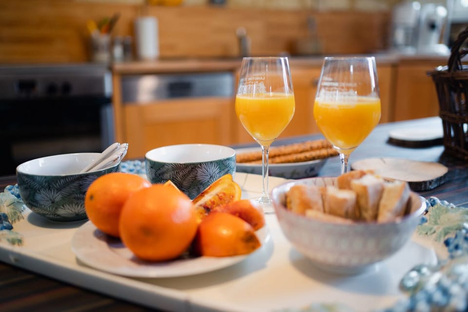 Squeeze some fresh OJ on your vacation to Chateau Lamothe.