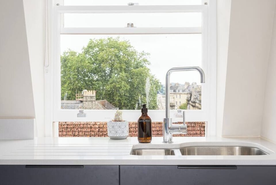 Washing up with a view!