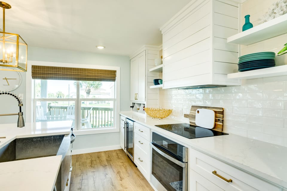 Prepare homecooked meals in the fully equipped kitchen