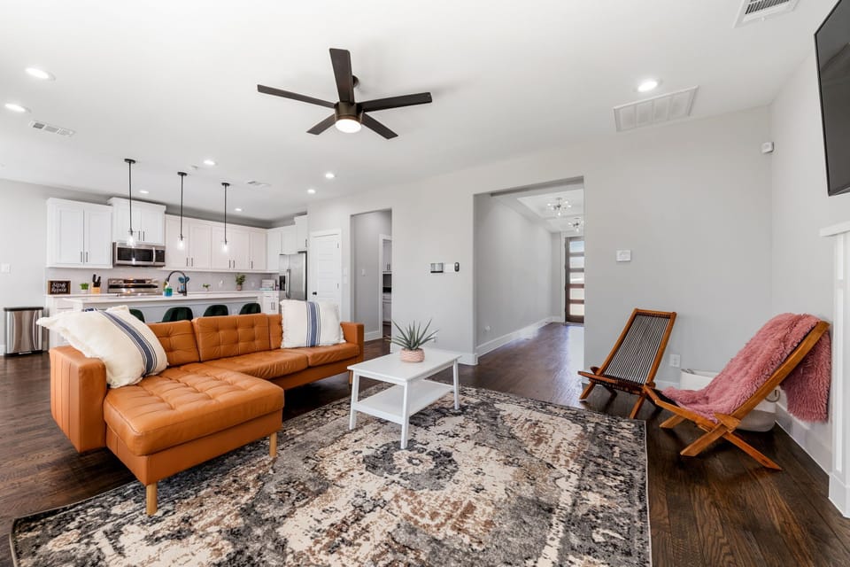 Open concept layout flows throughout the living, kitchen, and dining! 