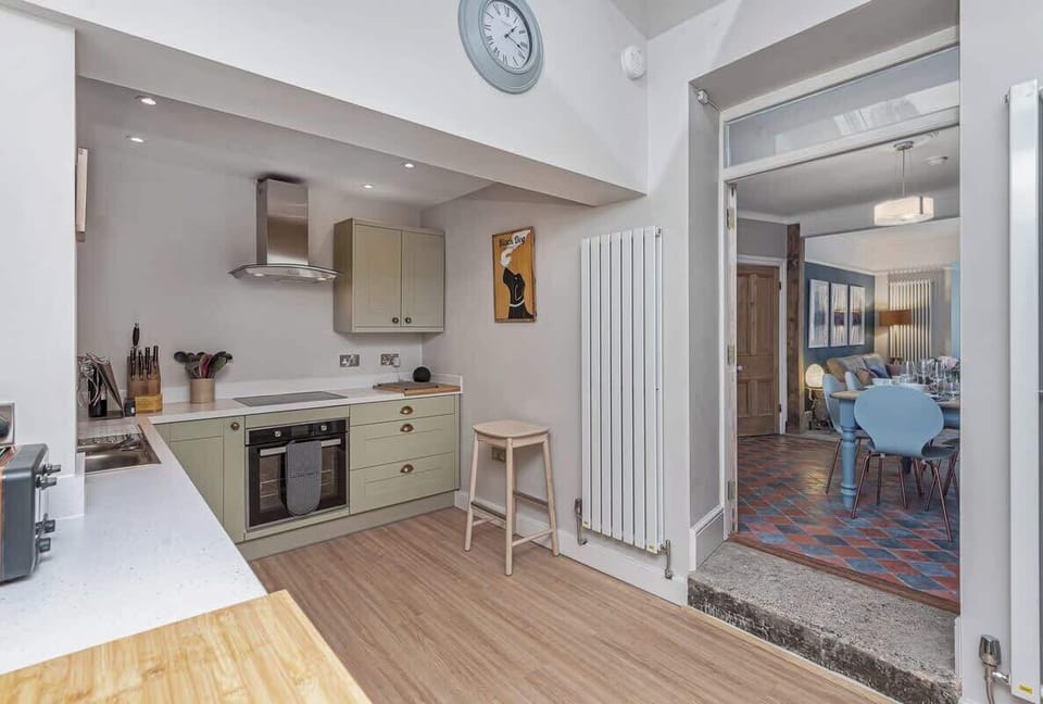 Kitchen opens out to the dining area