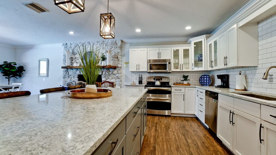 Oven was replaced with a single oven, but new oven does have air fryer ability.