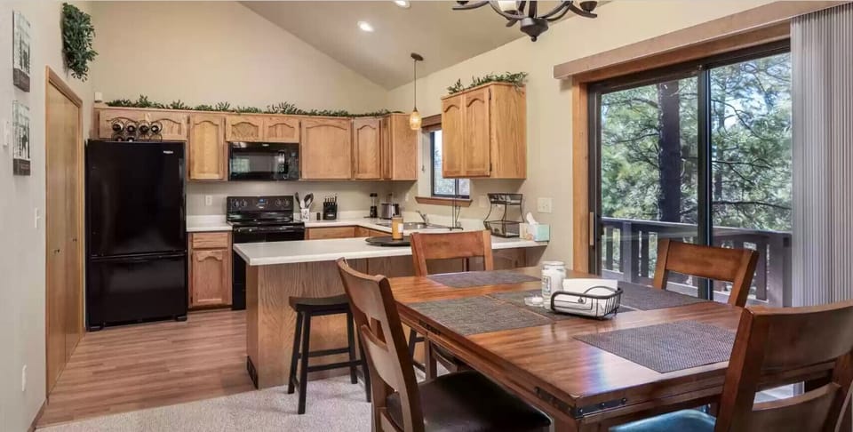 Kitchen with Exit to the Deck