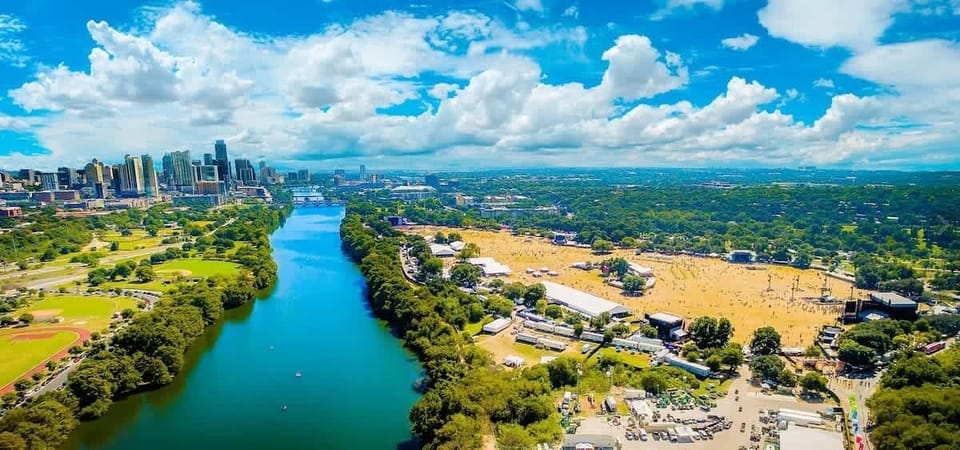Bird's eye view of the city