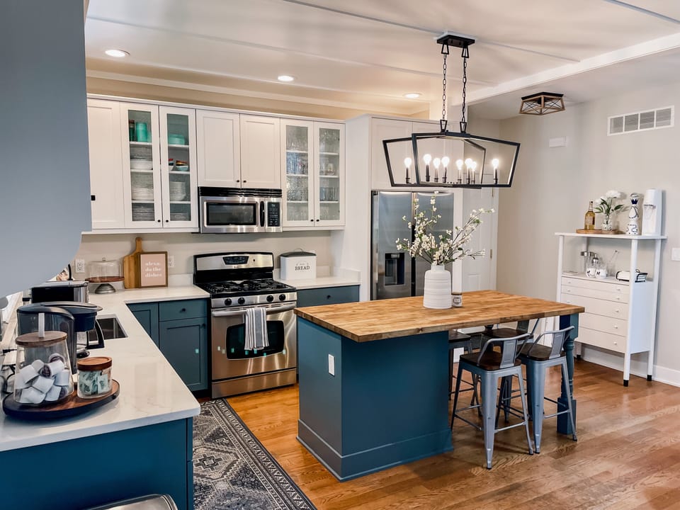 Updated modern kitchen