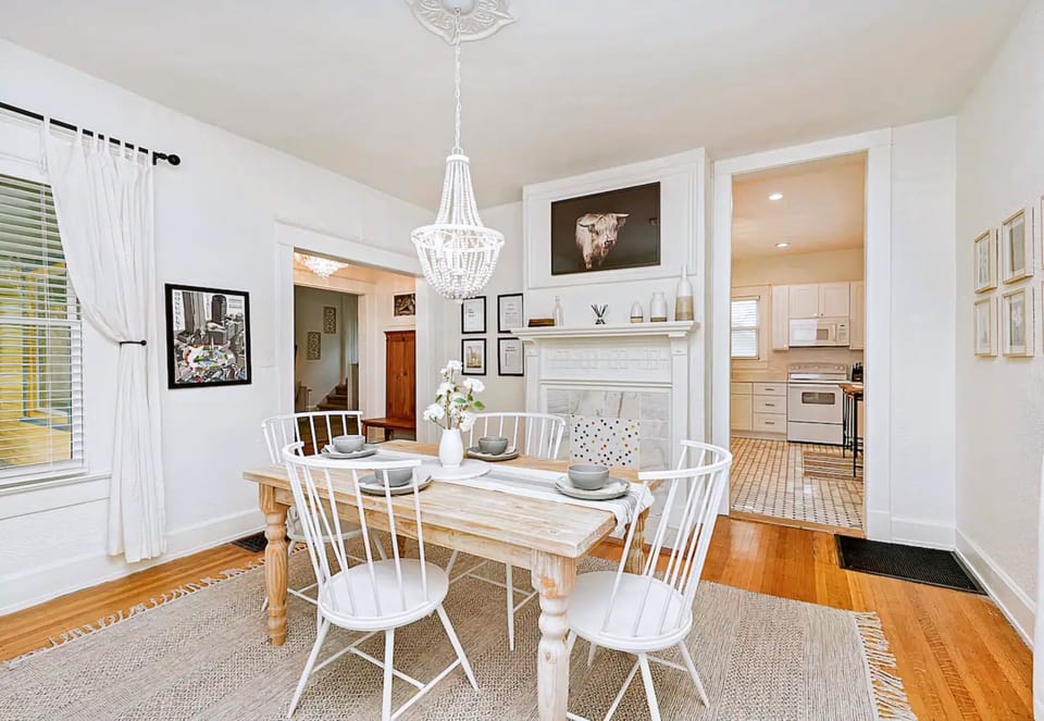 Enjoy a Meal in the Beautiful Dining Room with Seating for Four