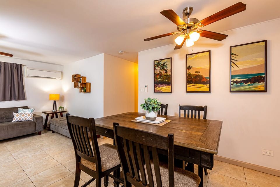 Light and bright dining area
