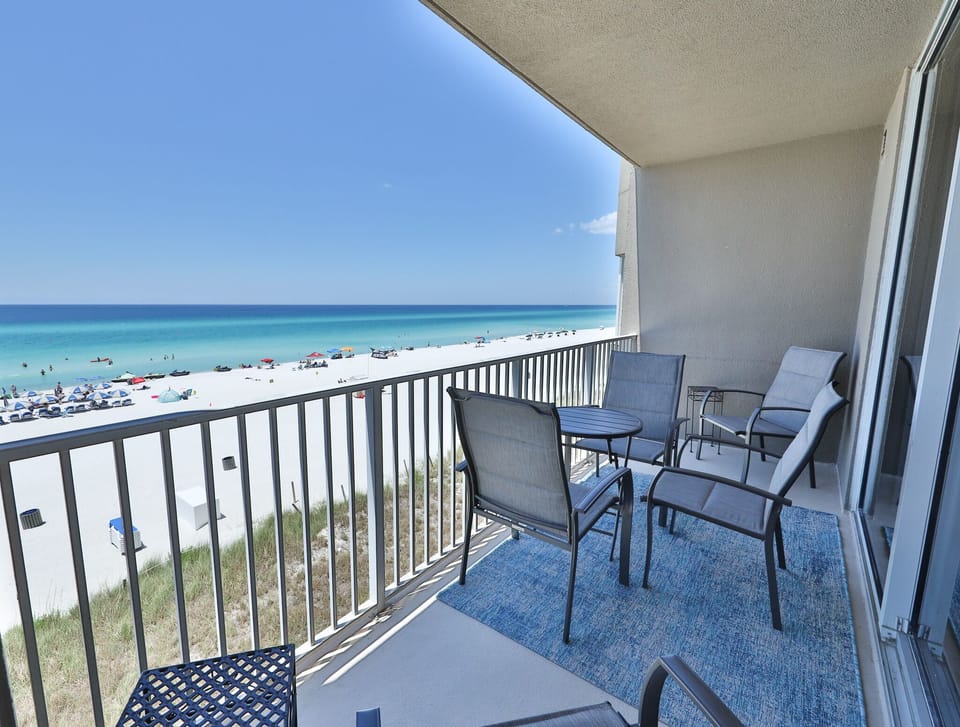 Private balcony.