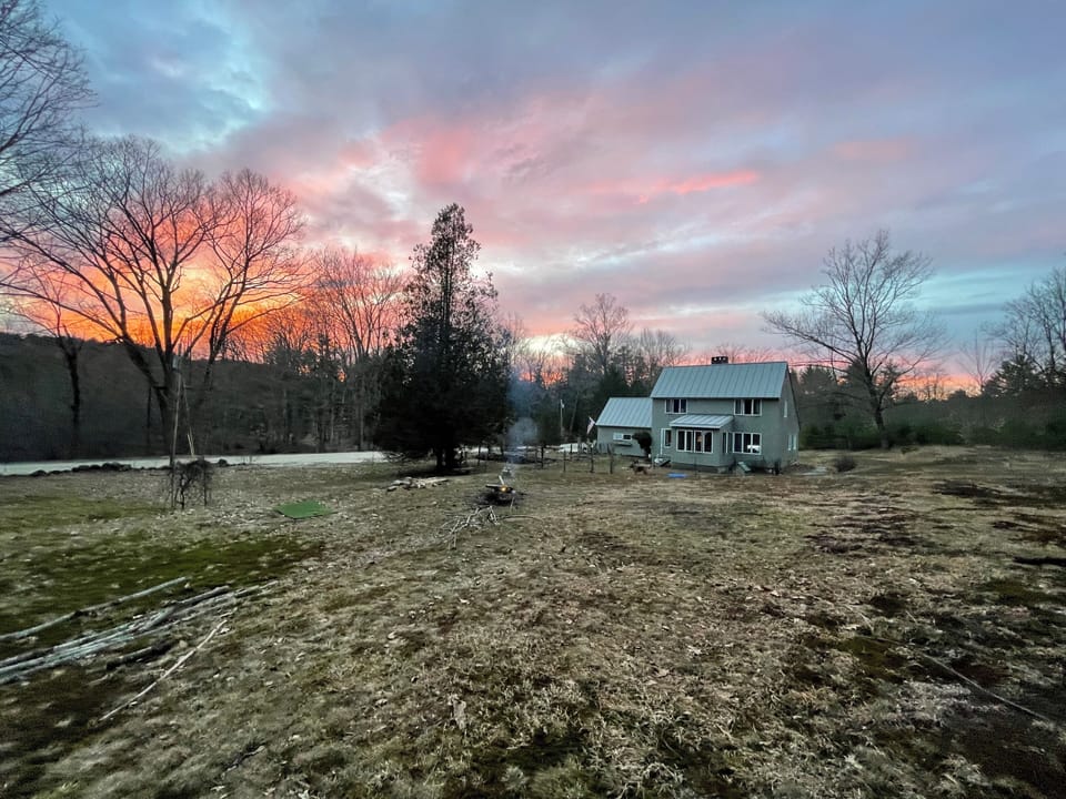 Spring sunset 