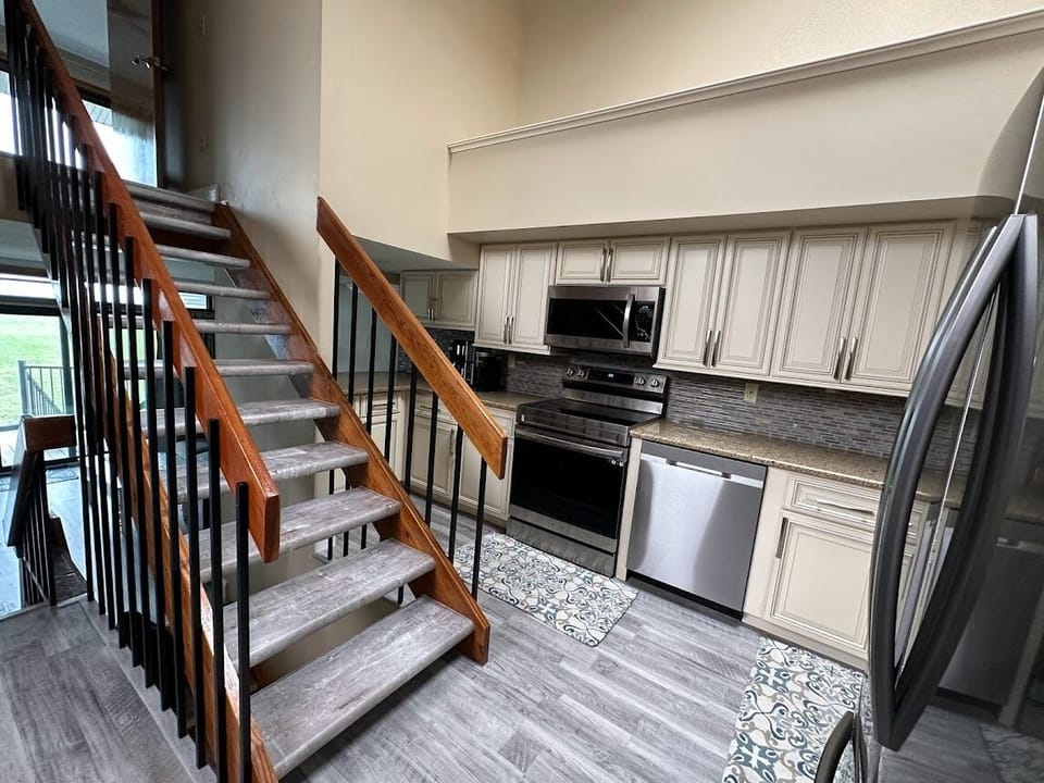 Kitchen open floor plan