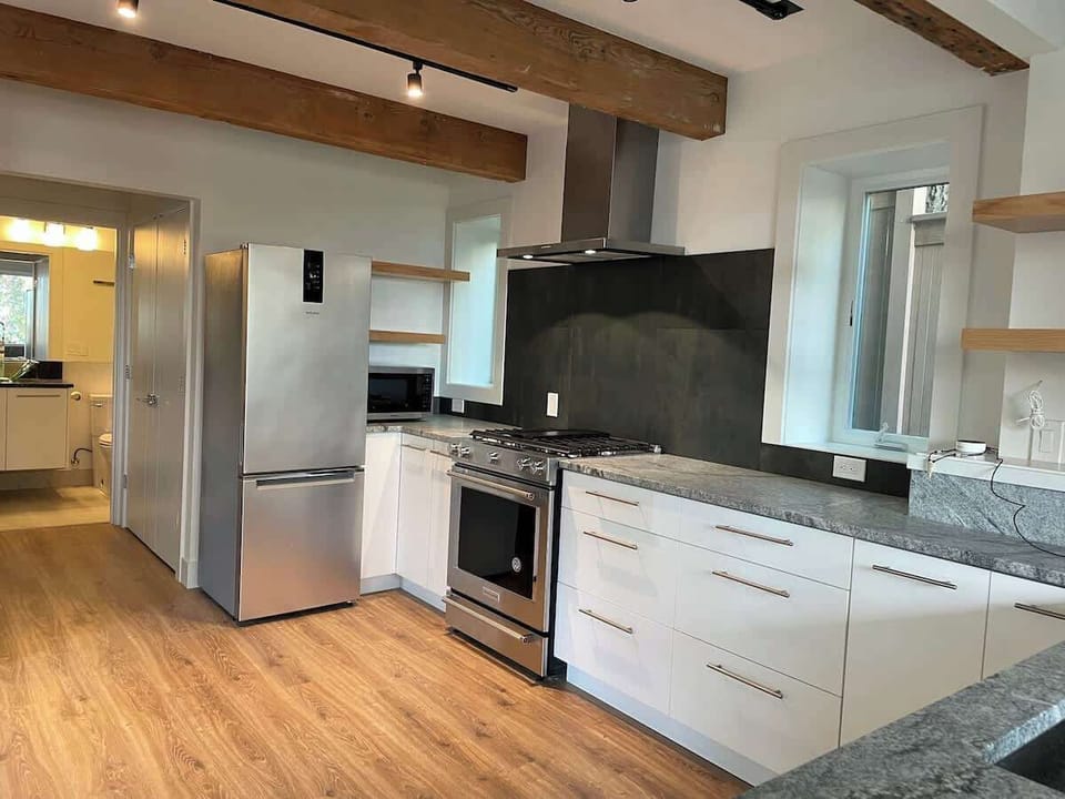 Large open kitchen and living area 