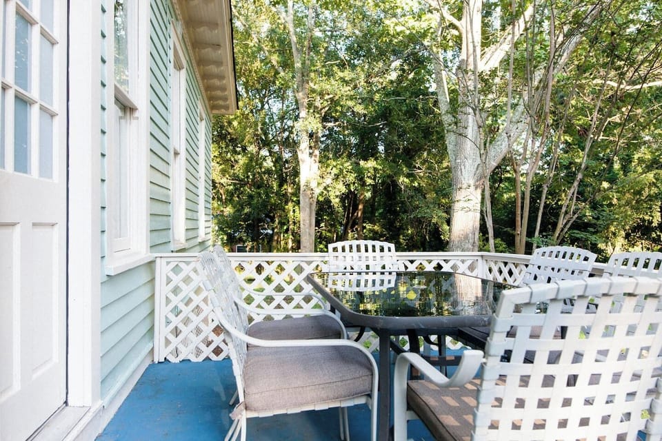 You'll enjoy our outside deck
