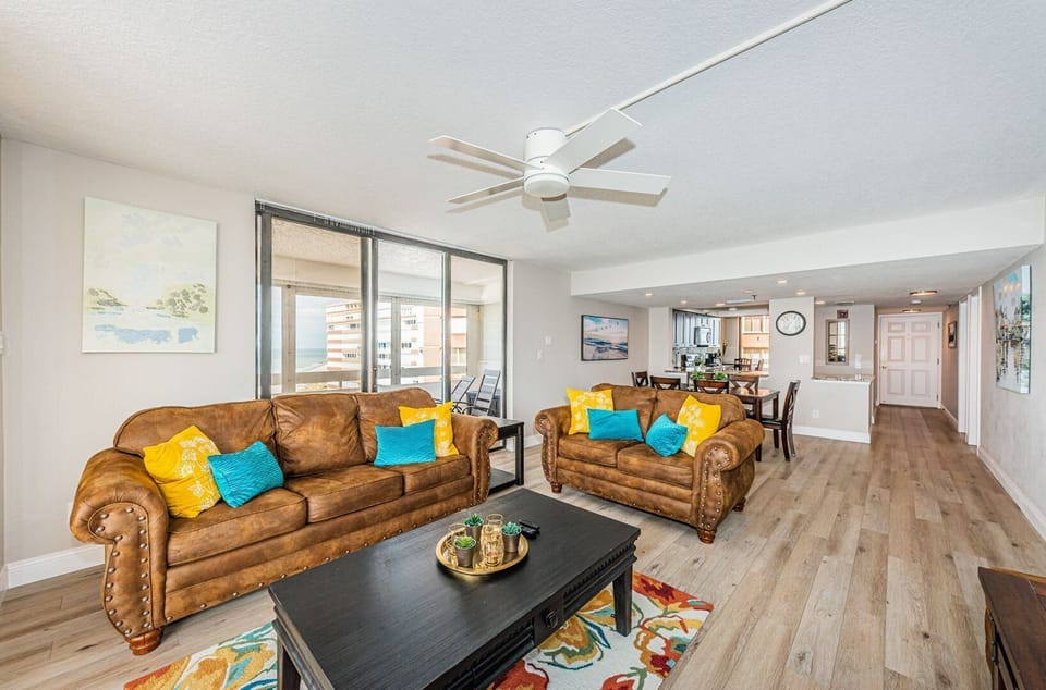 Updated Gulf Front property with Breathtaking Panoramic views of the Gulf and Intercoastal~  RT14F Apartment in Redington Shores