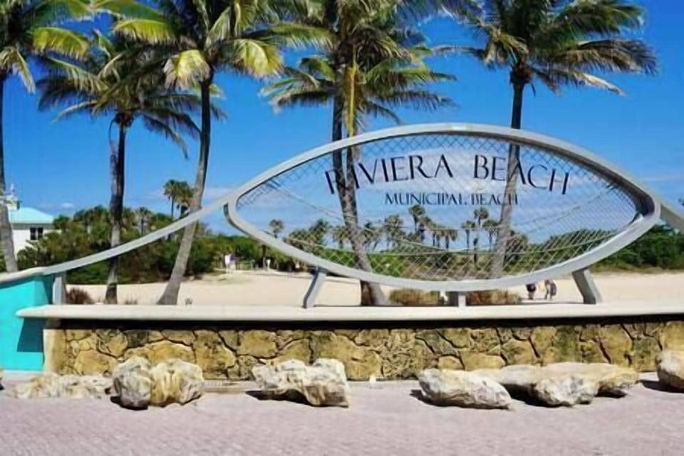 Riviera Beach is only a walking distance away!