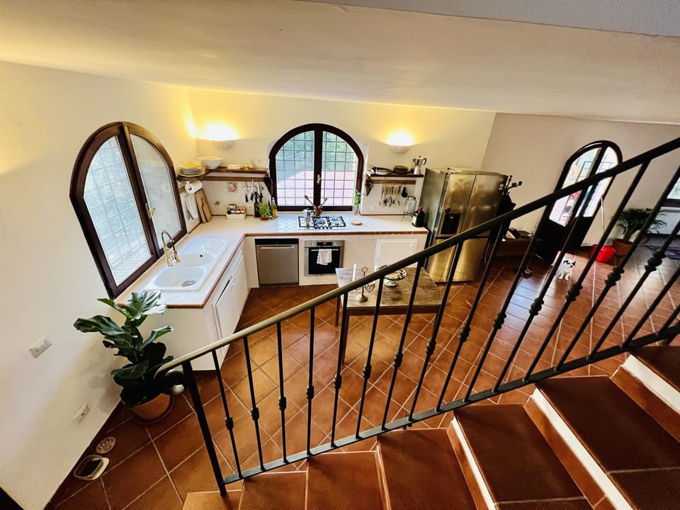 The main villa's kitchen