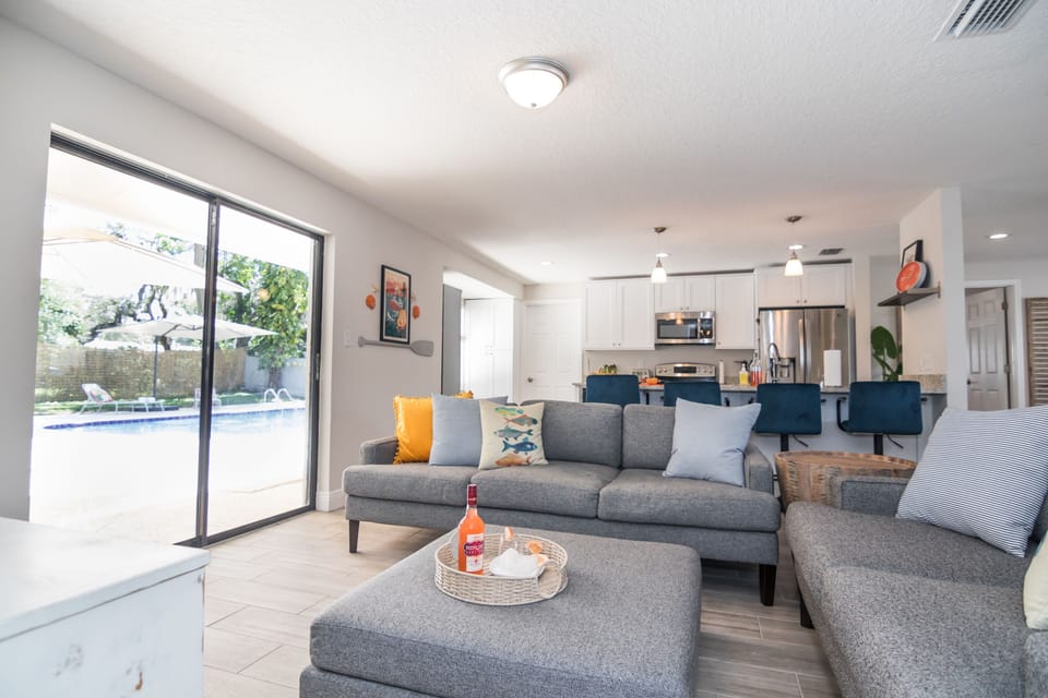 Main Living Area and Flat Screen TV