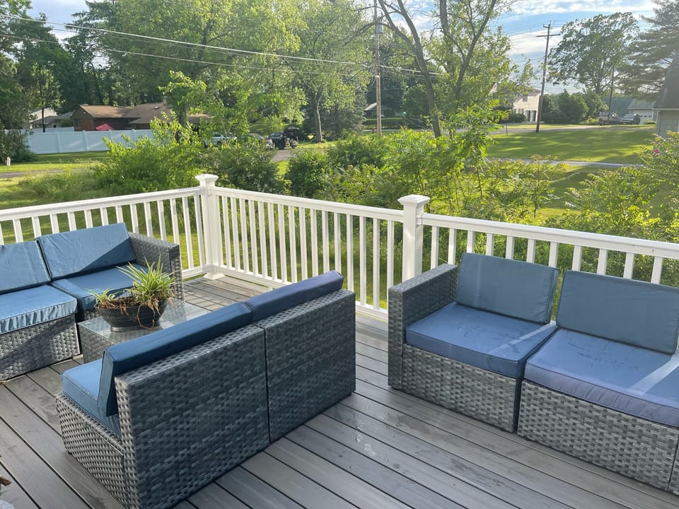 Back Deck Sitting Area