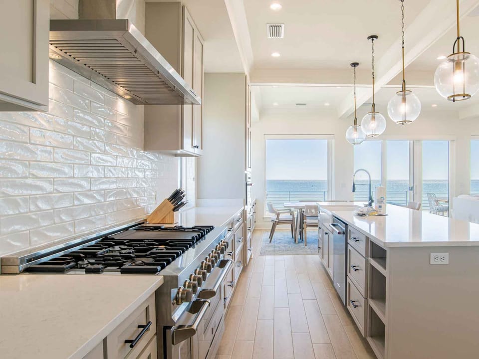 Kitchen with Gulf Views - Third Floor