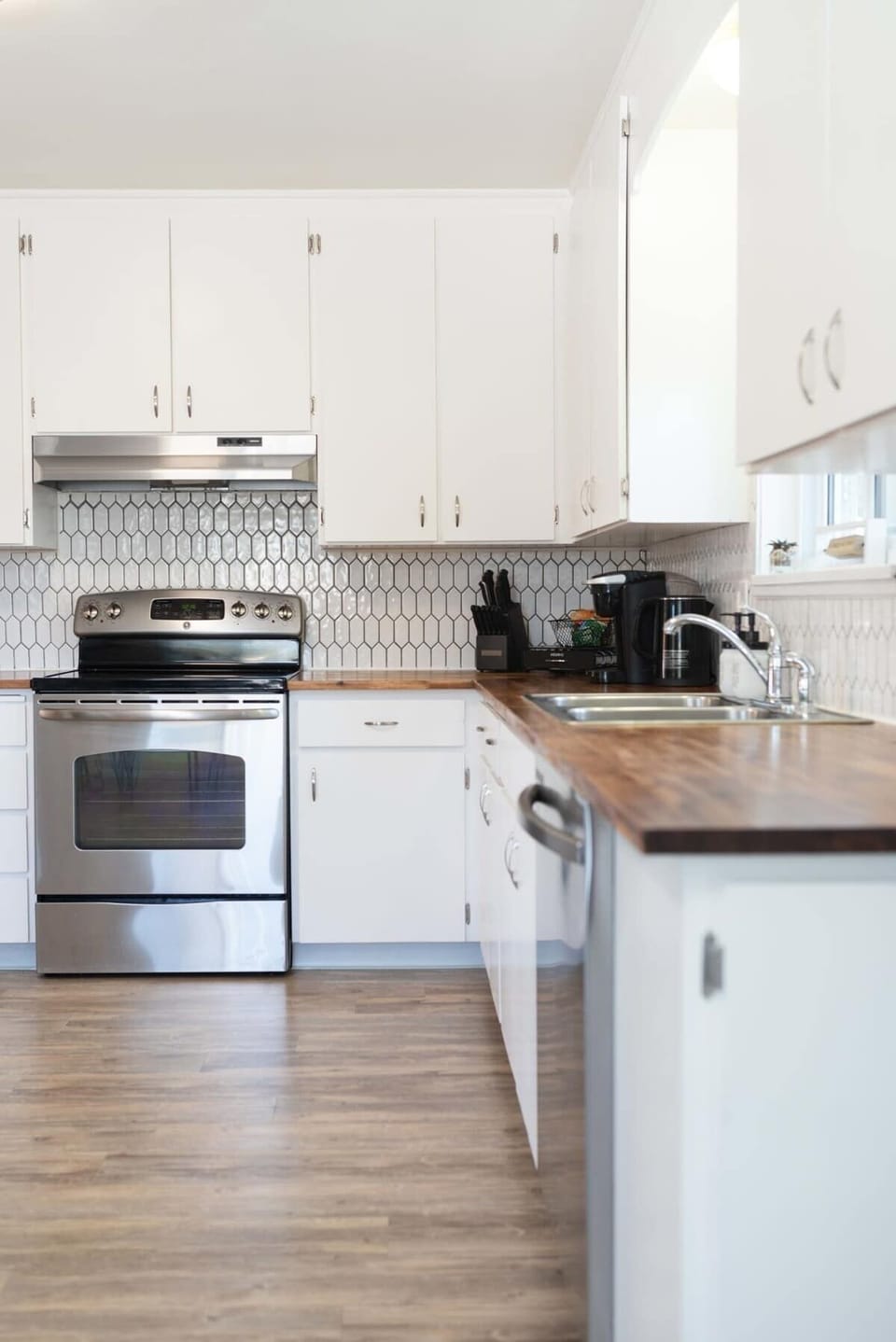 Dance in the spacious kitchen while whipping up your favorite meal. Everything is fully equipped for your needs!